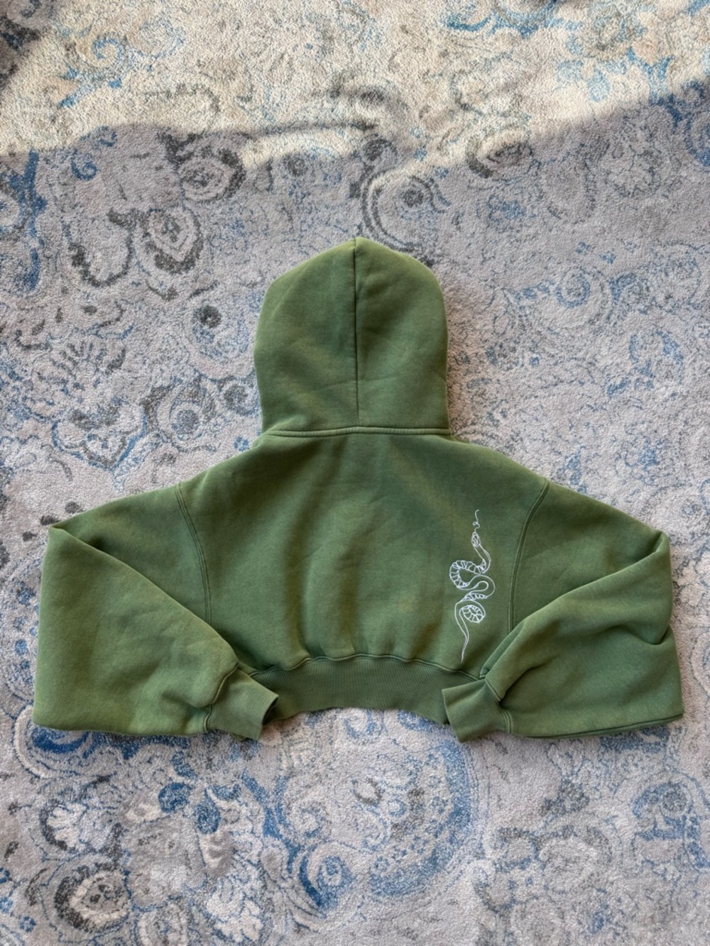 Balance Athletica Vitality Affirmation Cropped Hoodie Sweatshirt Size Medium